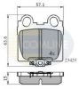 COMLINE CBP3836 Brake Pad Set, disc brake